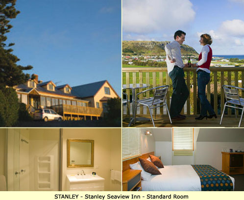 Stanley Accommodation - Stanley Seaview Inn - Standard Room
