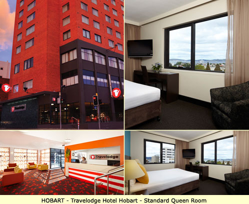 Hobart Accommodation - Travelodge Hotel Hobart - Queen Room